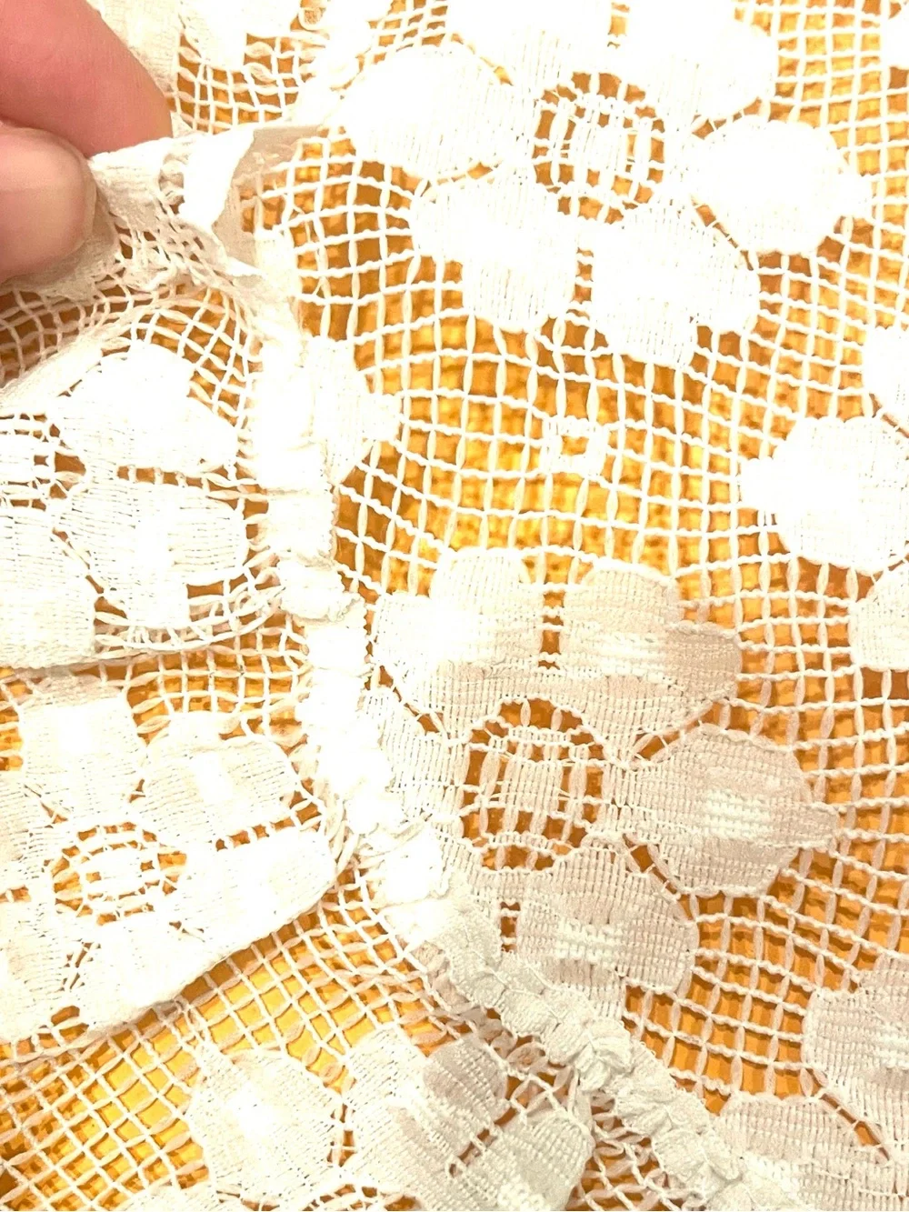 2 12” vintage doilies